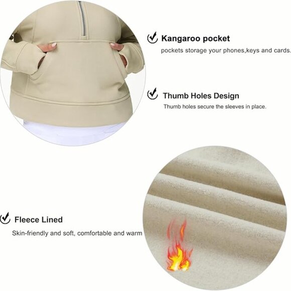 Half Zip Pullover Fleece Size M - Picture 4 of 4